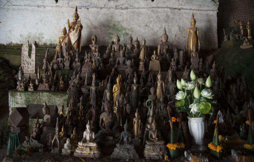 Luang Prabang: Cruise to Pak Ou Caves & Kuang Si Waterfalls