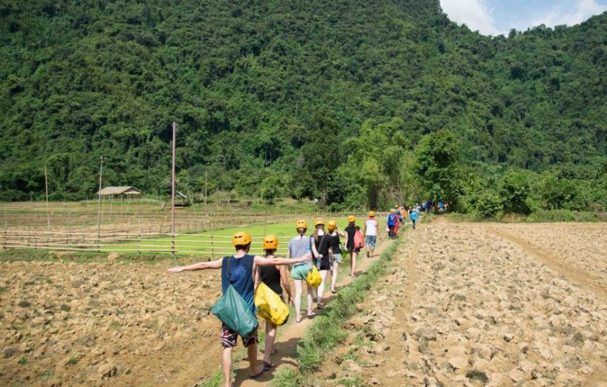 From Vang Vieng: Tham Nangfar & Tham Nam with Kayaking